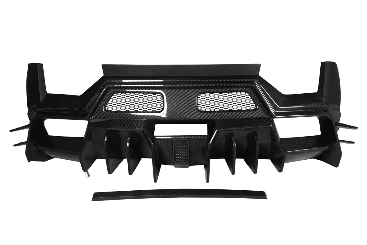 2004-2008 Lamborghini Gallardo IRON Style Rear Bumper - DarwinPRO Aerodynamics