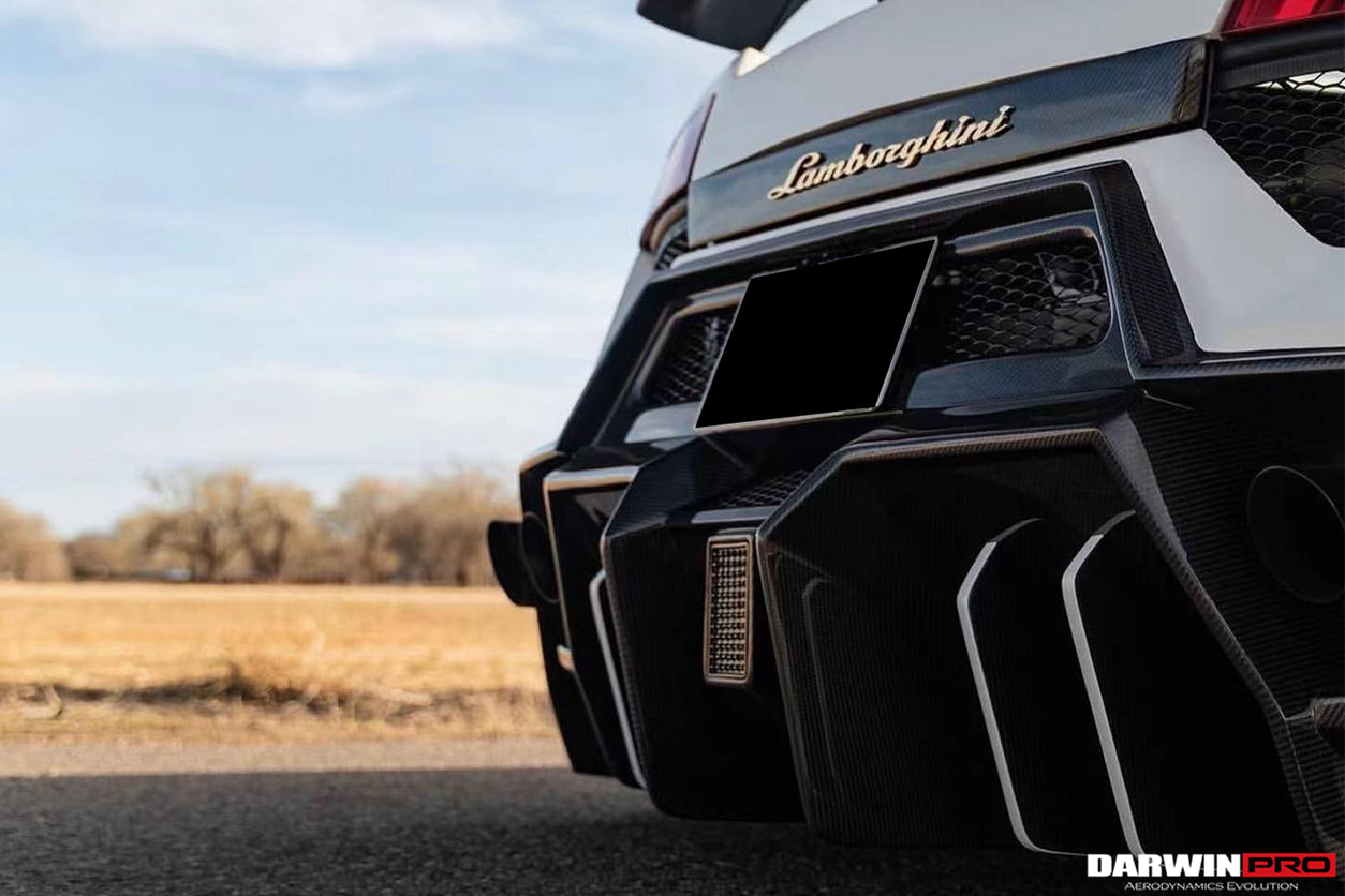 2009-2014 Lamborghini Gallardo BKSS Style Rear Bumper - DarwinPRO Aerodynamics