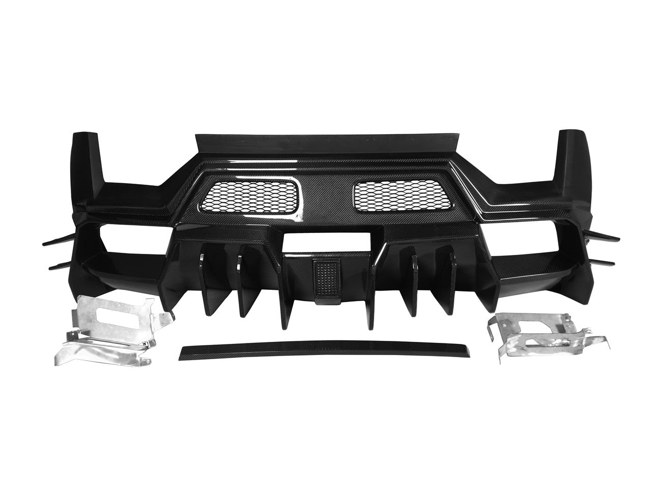 2004-2008 Lamborghini Gallardo IRON Style Rear Bumper - DarwinPRO Aerodynamics