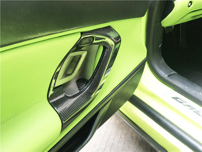 2004-2014 Lamborghini Gallardo Carbon Fiber Door Handles - DarwinPRO Aerodynamics