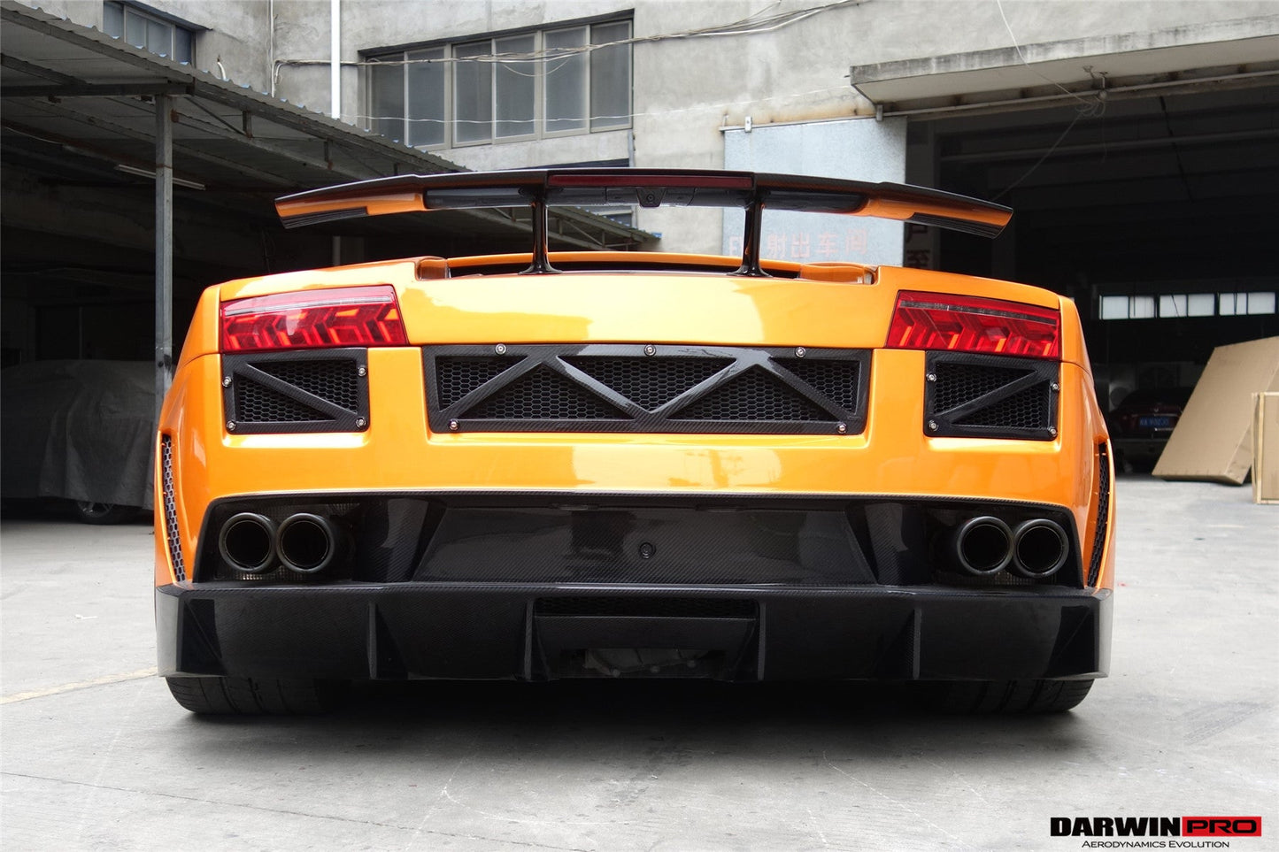 2004-2008 Lamborghini Gallardo VF Style Rear Bumper - DarwinPRO Aerodynamics