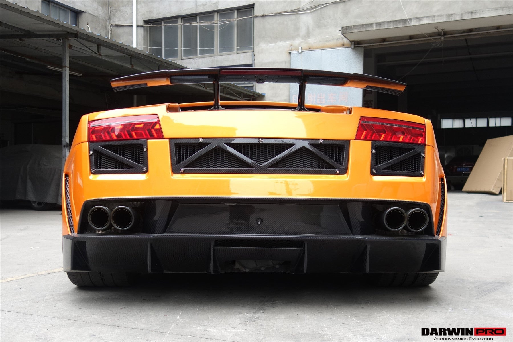 2004-2008 Lamborghini Gallardo VF Style Rear Bumper - DarwinPRO Aerodynamics