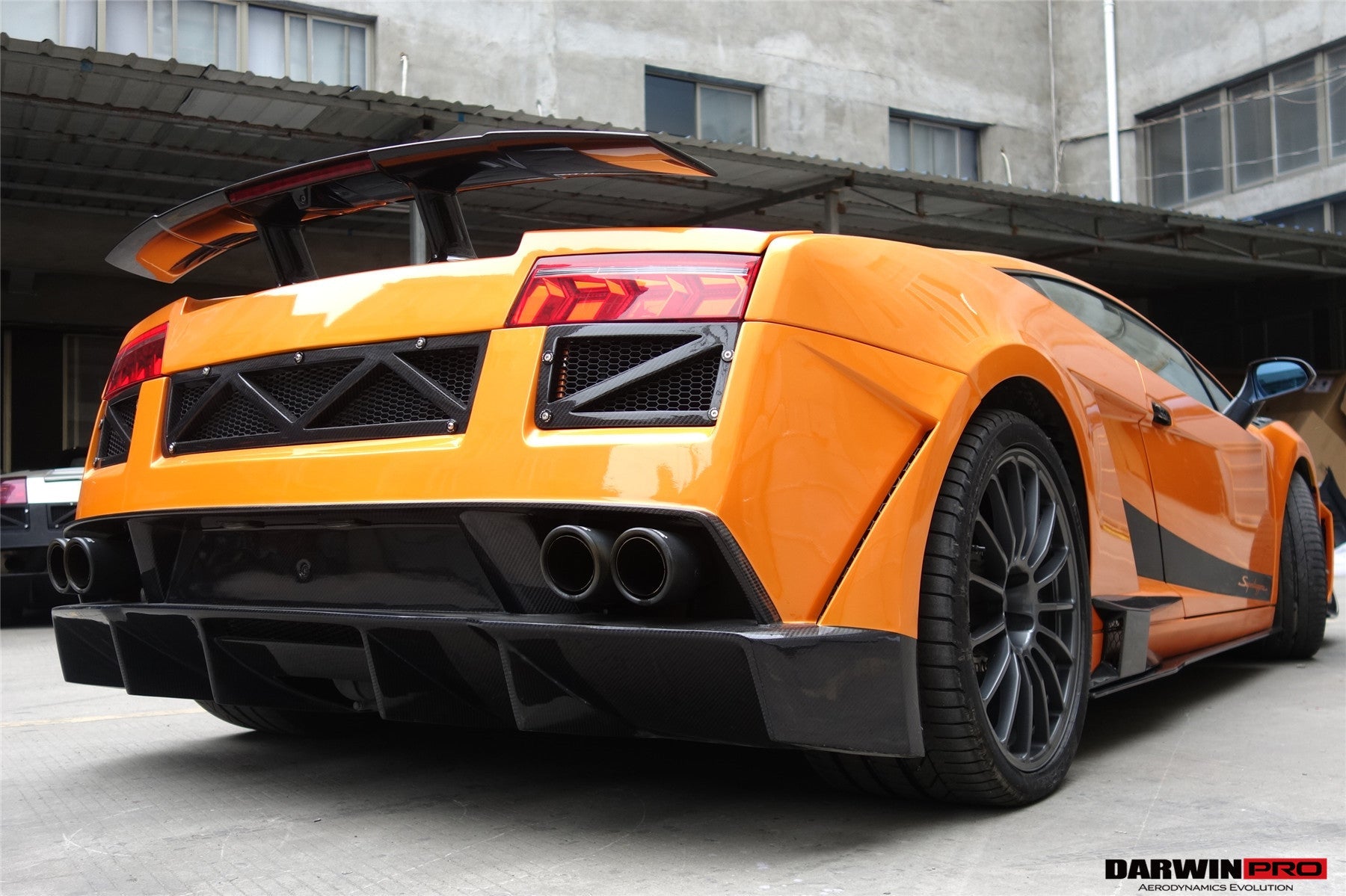 2004-2008 Lamborghini Gallardo VF Style Rear Bumper - DarwinPRO Aerodynamics