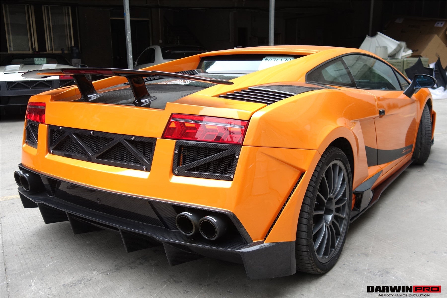 2004-2008 Lamborghini Gallardo VF Style Rear Bumper - DarwinPRO Aerodynamics