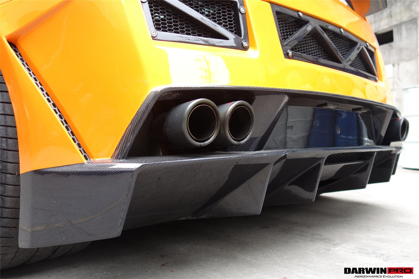 2004-2008 Lamborghini Gallardo VF Style Rear Bumper - DarwinPRO Aerodynamics