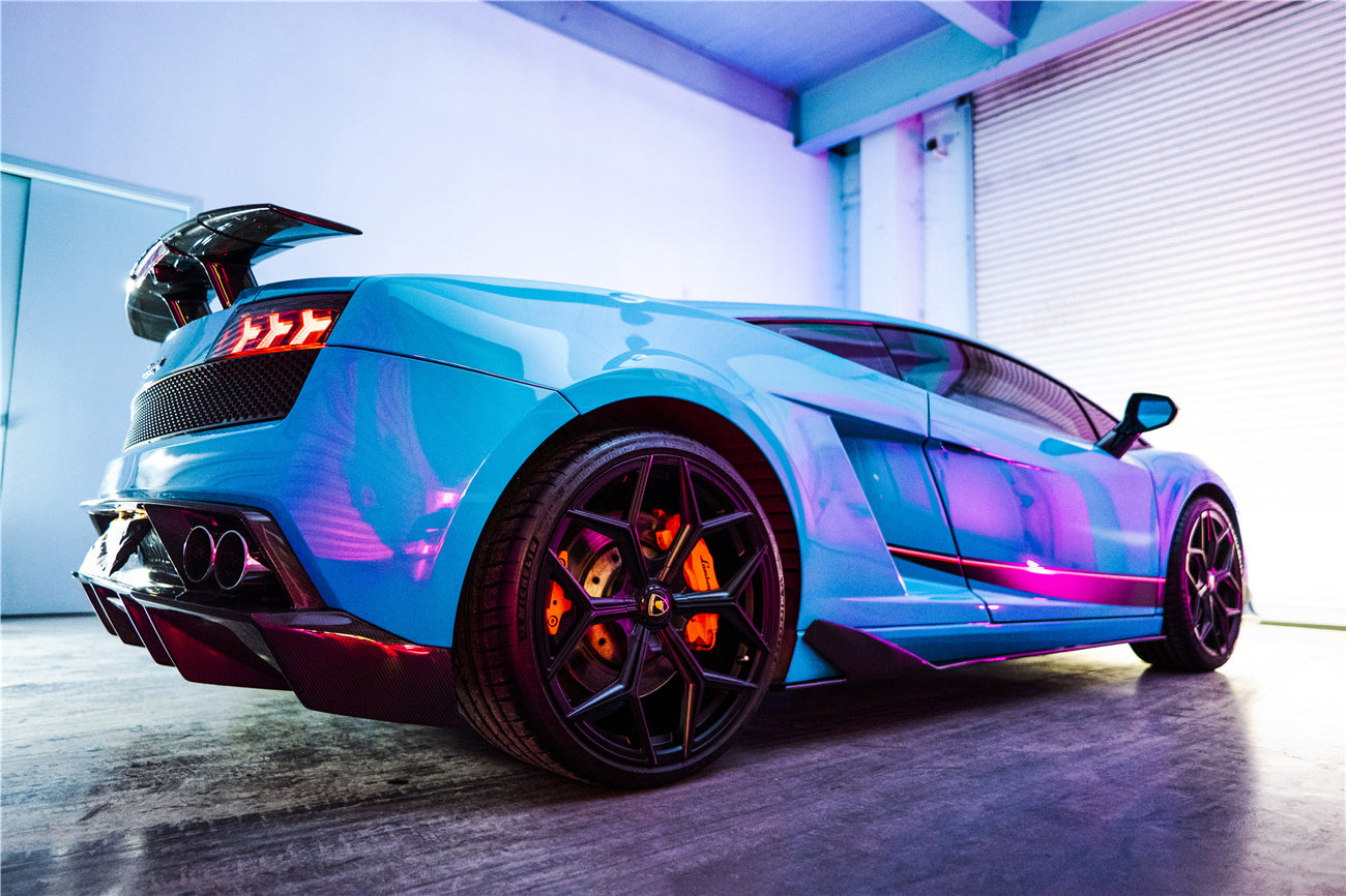 2004-2014 Lamborghini Gallardo BKSS Style Side Skirts - DarwinPRO Aerodynamics