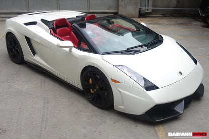 2004-2014 Lamborghini Gallardo LP570 Style Side Skirts - DarwinPRO Aerodynamics