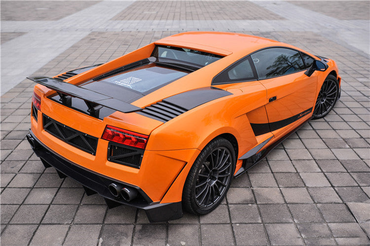 2004-2014 Lamborghini Gallardo BKSS Style Side Skirts Caps - DarwinPRO Aerodynamics