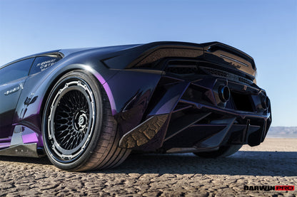 DarwinPRO 2015-2019 Lamborghini Huracan LP610 LP580 BKSSII Style Full Body Kit (NOT WIDE) - DarwinPRO Aerodynamics
