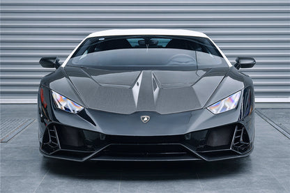 2015-2025 Lamborghini Huracan LP610 & LP580 & EVO & Tecnica EVO-4WD Style Partial Carbon Front Bumper