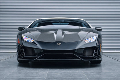 2015-2025 Lamborghini Huracan LP610 & LP580 & EVO & Tecnica EVO-4WD Style Partial Carbon Front Bumper