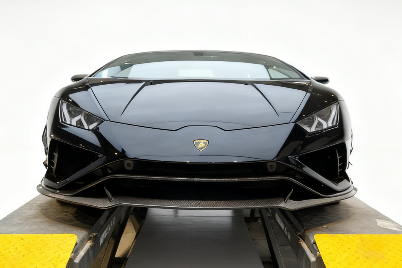 DarwinPRO 2019-2025 Lamborghini Huracan EVO RWD ADV2 Style Dry Carbon Front Lip - DarwinPRO Aerodynamics