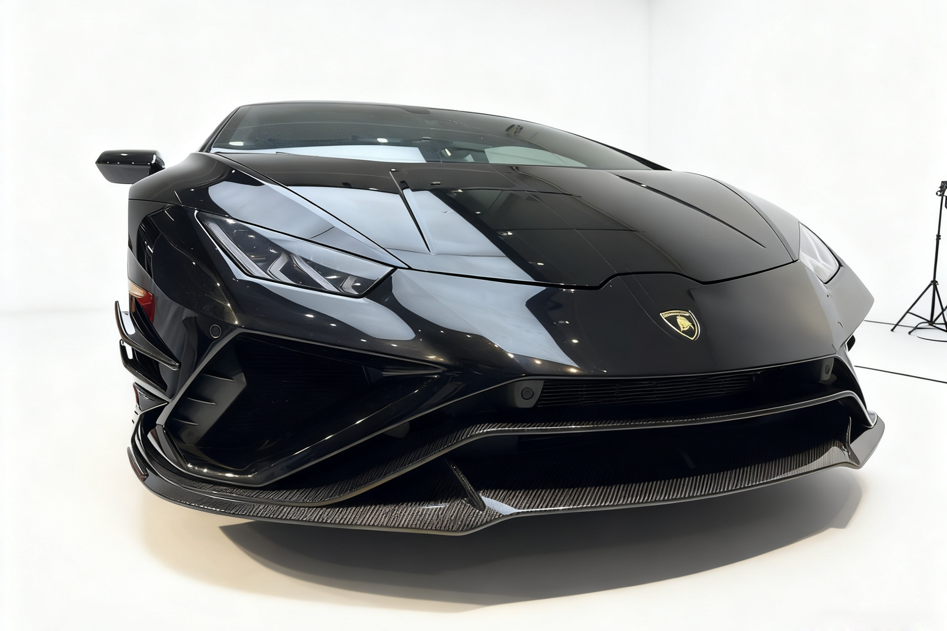 DarwinPRO 2019-2025 Lamborghini Huracan EVO RWD ADV2 Style Dry Carbon Front Lip - DarwinPRO Aerodynamics