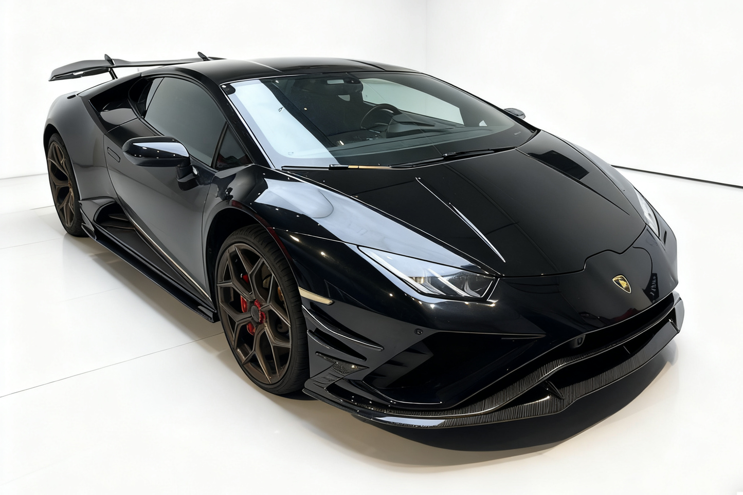 DarwinPRO 2019-2025 Lamborghini Huracan EVO RWD ADV2 Style Dry Carbon Front Lip - DarwinPRO Aerodynamics