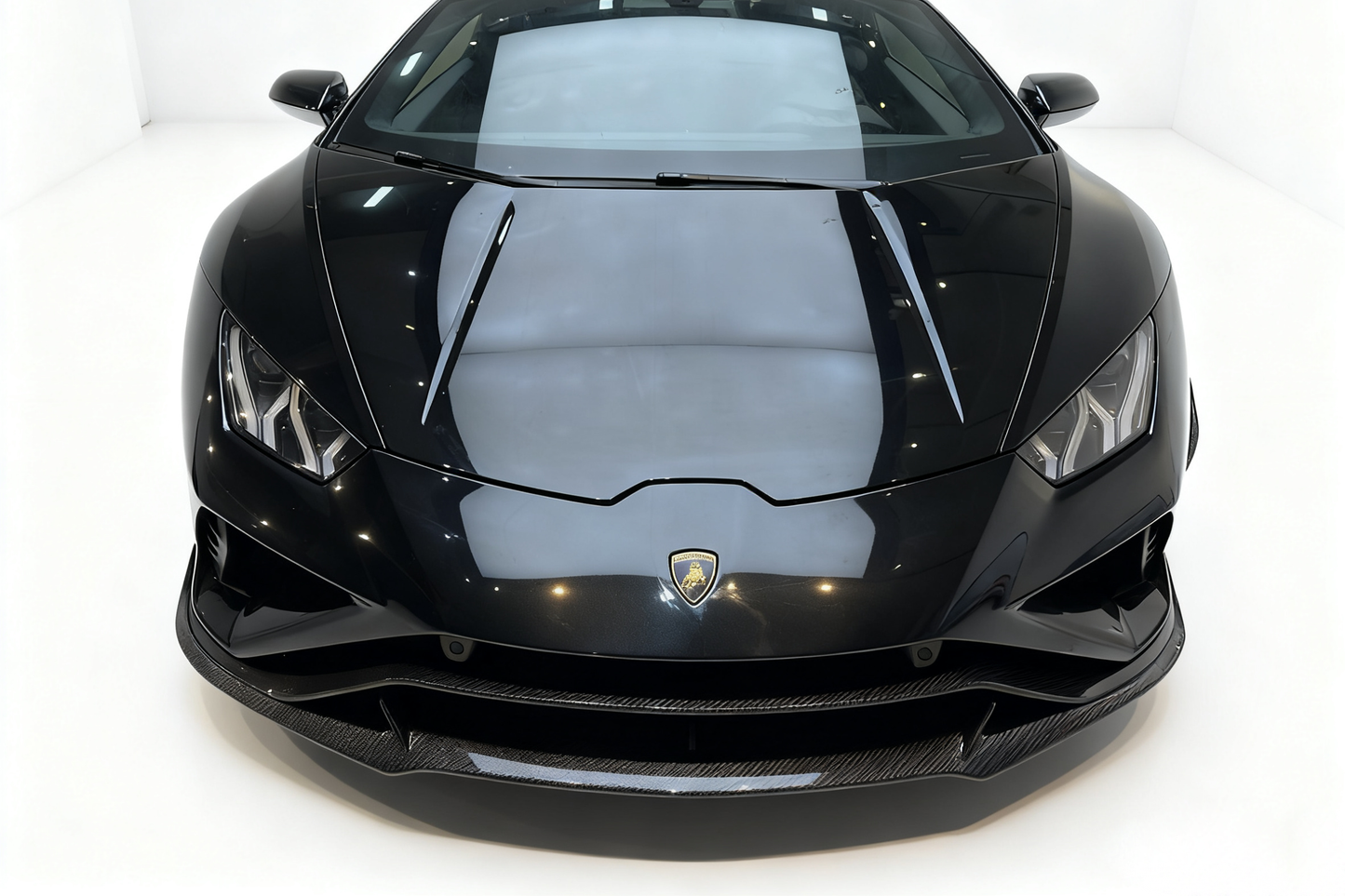 DarwinPRO 2019-2025 Lamborghini Huracan EVO RWD ADV2 Style Dry Carbon Front Lip - DarwinPRO Aerodynamics