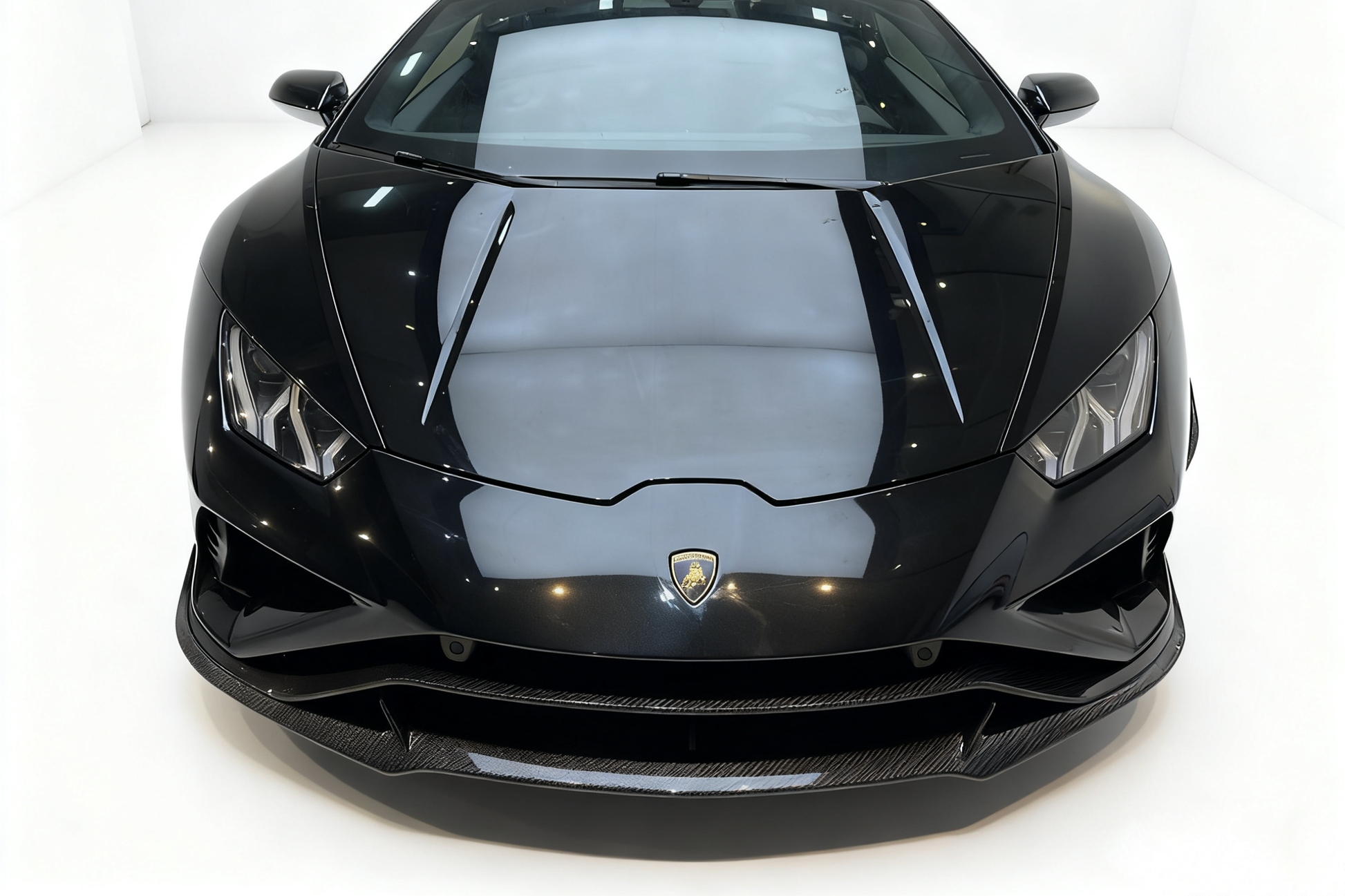 DarwinPRO 2019-2025 Lamborghini Huracan EVO RWD ADV2 Style Dry Carbon Front Lip - DarwinPRO Aerodynamics