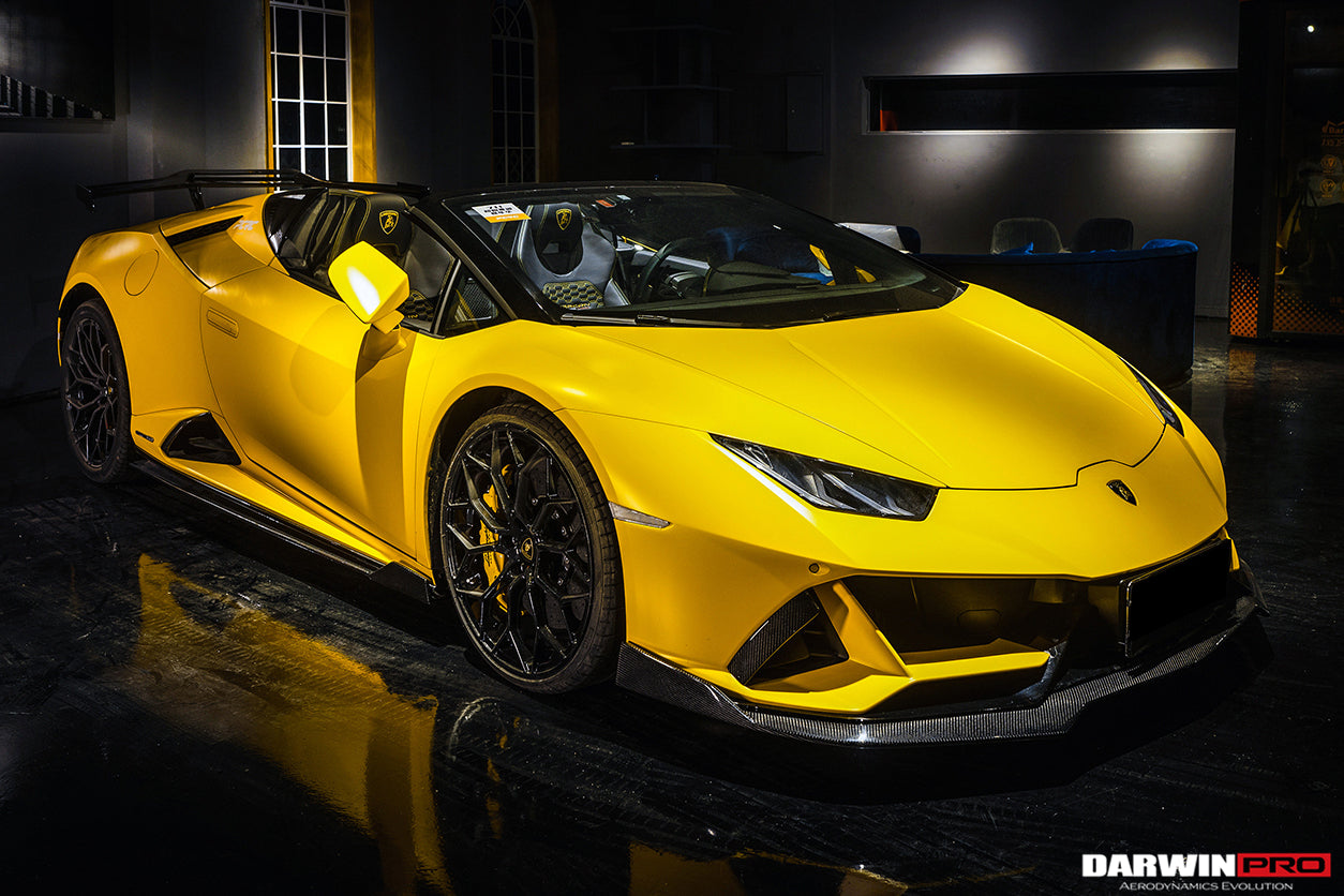 2019-2023 Lamborghini Huracan EVO OD Style Dry Carbon Side Skirts Under Board