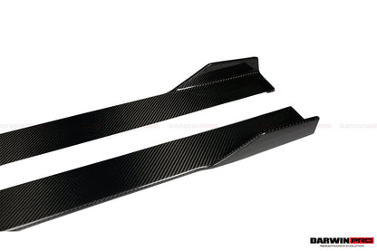 2019-2023 Lamborghini Huracan EVO OD Style Dry Carbon Side Skirts Under Board