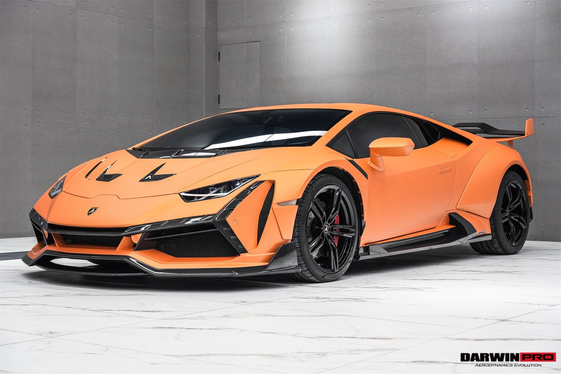 DarwinPRO 2019-2023 Lamborghini Huracan EVO Coupe Only BKSSII Style Full Wide Body Kit - DarwinPRO Aerodynamics