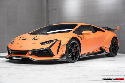 DarwinPRO 2019-2023 Lamborghini Huracan EVO Coupe Only BKSSII Style Full Wide Body Kit - DarwinPRO Aerodynamics