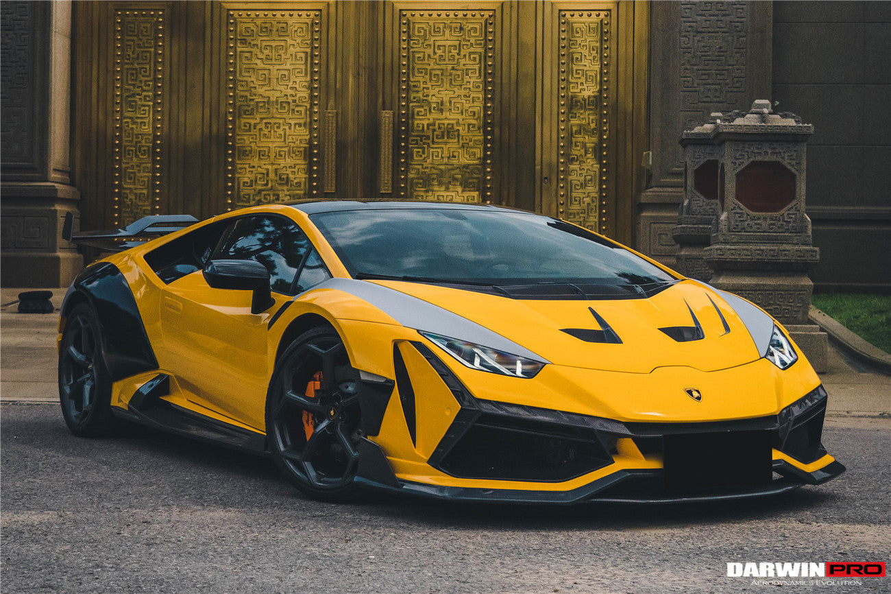 DarwinPRO 2019-2023 Lamborghini Huracan EVO Coupe Only BKSSII Style Full Wide Body Kit - DarwinPRO Aerodynamics