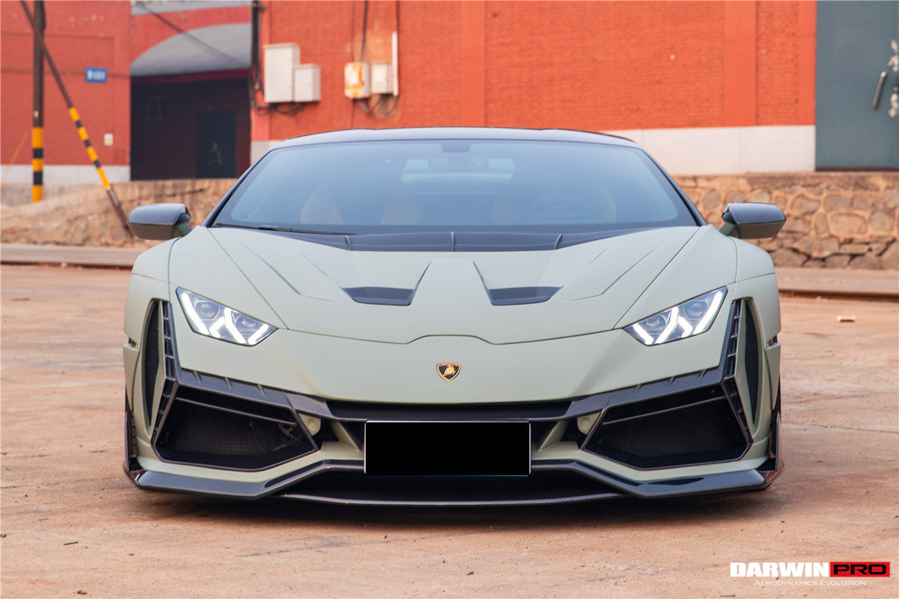 DarwinPRO 2015-2019 Lamborghini Huracan LP610 LP580 Coupe Only BKSSII Style Full Wide Body Kit - DarwinPRO Aerodynamics