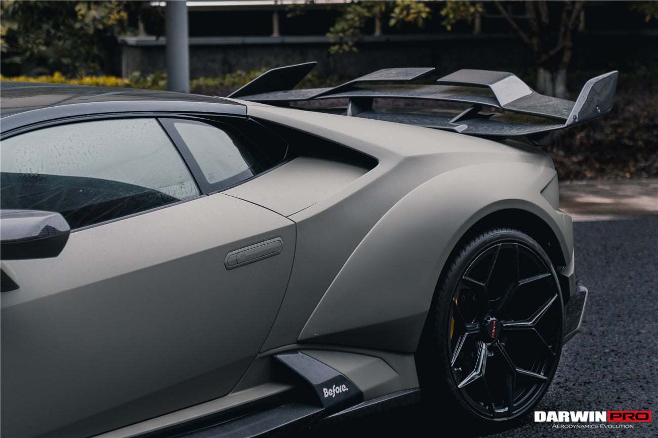 DarwinPRO 2019-2023 Lamborghini Huracan EVO Coupe Only BKSSII Style Full Wide Body Kit - DarwinPRO Aerodynamics