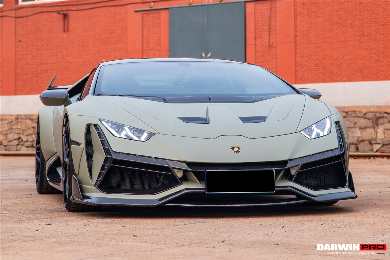 DarwinPRO 2019-2023 Lamborghini Huracan EVO Coupe Only BKSSII Style Full Wide Body Kit - DarwinPRO Aerodynamics