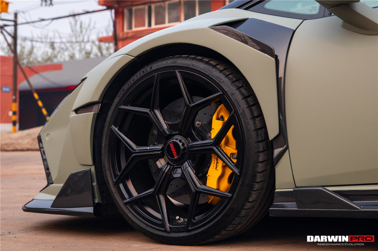 DarwinPRO 2015-2019 Lamborghini Huracan LP610 LP580 Coupe Only BKSSII Style Full Wide Body Kit - DarwinPRO Aerodynamics