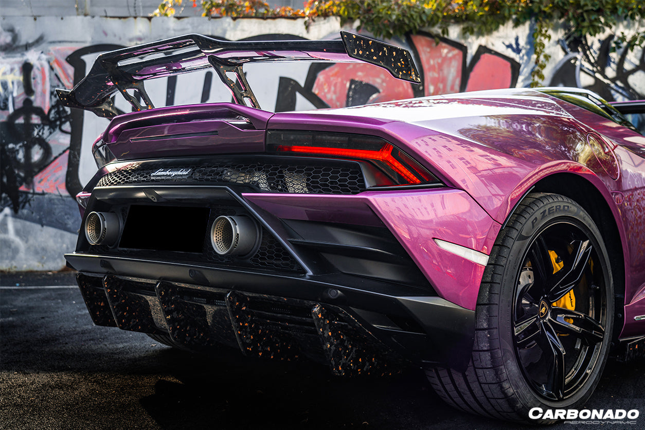 2019-2023 Lamborghini Huracan EVO OD Style Dry Carbon Rear Diffuser