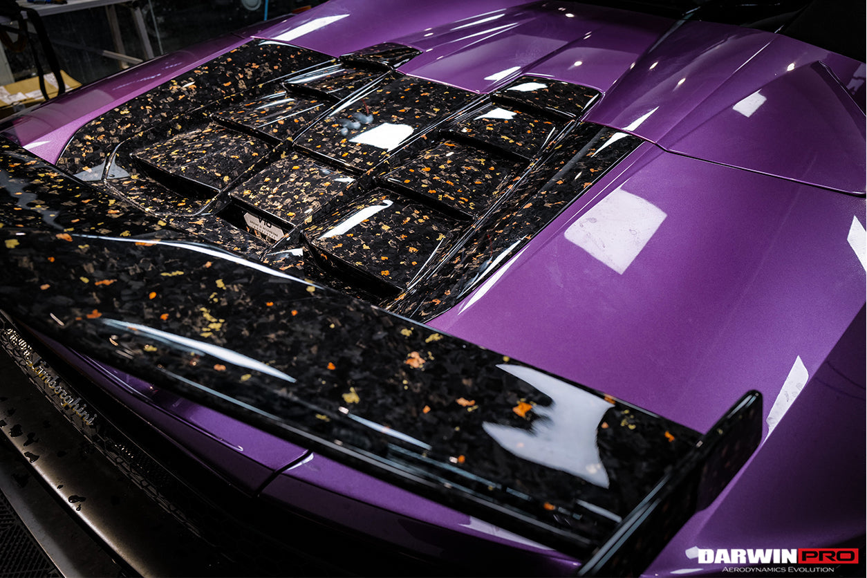 2019-2023 Lamborghini Huracan EVO OD Style Dry Carbon Trunk Spoiler Wing - DarwinPRO Aerodynamics