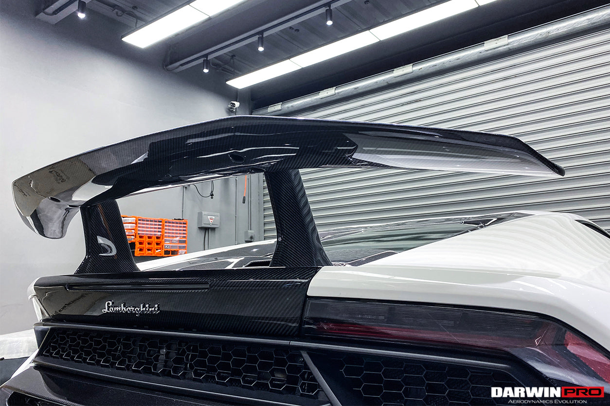 2015-2020 Lamborghini Huracan LP610 | LP580 Performante Style Carbon Fiber Spoiler Wing - DarwinPRO Aerodynamics