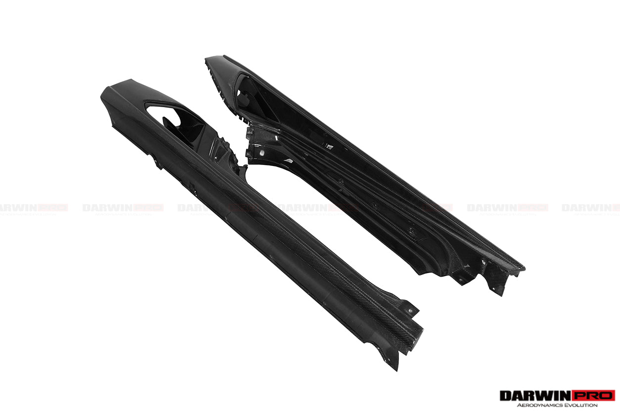 2015-2019 Lamborghini Huracan LP610 & LP580 Performante Style Partial Carbon Fiber Aero - Full Kit - DarwinPRO Aerodynamics