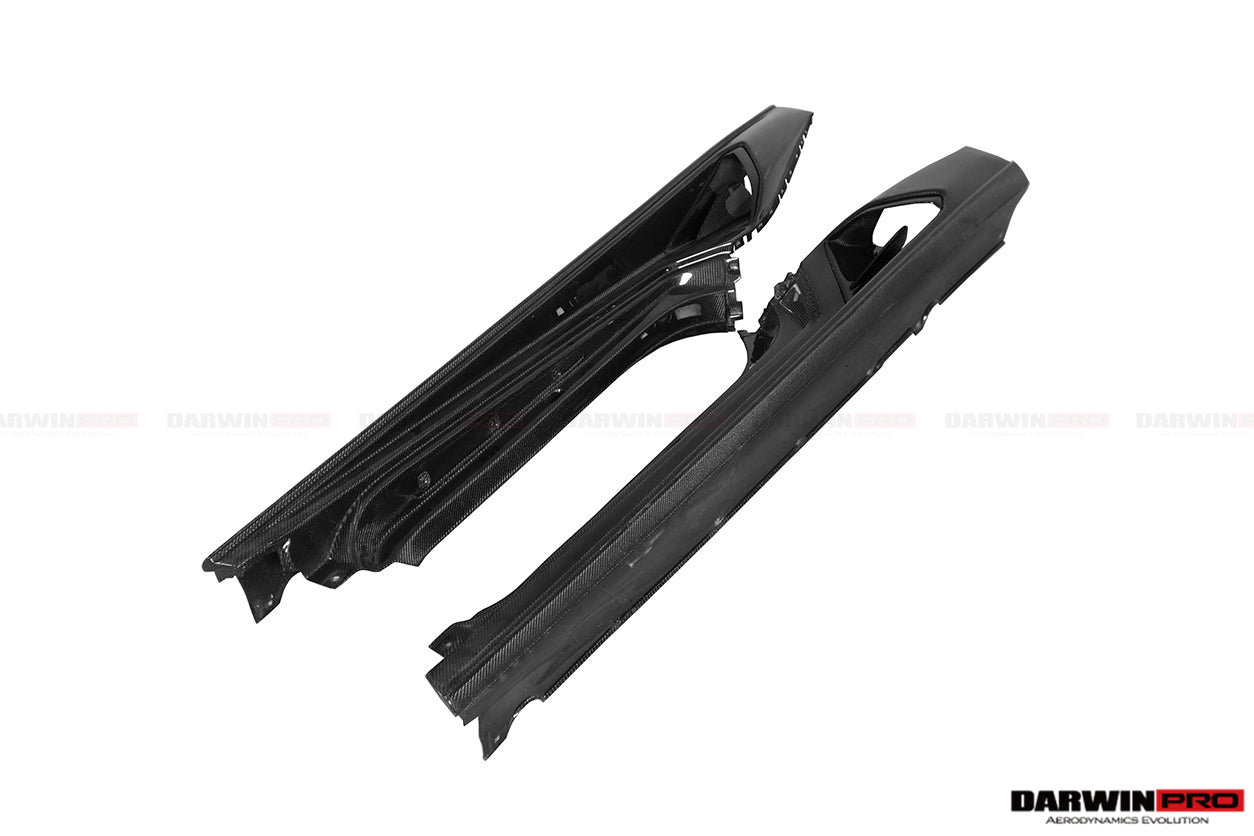2015-2025 Lamborghini Huracan LP610 & LP580 & EVO & STO & Tecnica PEVO Style Side Skirts - DarwinPRO Aerodynamics