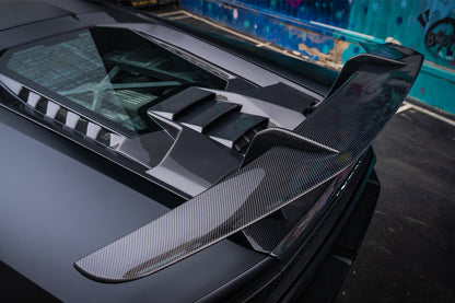 2015-2025 Lamborghini Huracan LP610 | LP580 | EVO | Tecnica Performante Style Carbon Fiber Spoiler Wing With Base - DarwinPRO Aerodynamics