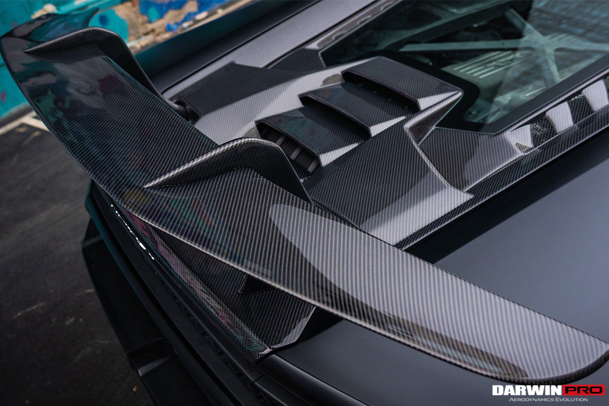 2015-2020 Lamborghini Huracan LP610 | LP580 Performante Style Carbon Fiber Spoiler Wing - DarwinPRO Aerodynamics