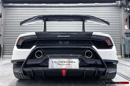 DarwinPRO 2015-2020 Lamborghini Huracan LP610 & LP580 Performante Style Partial Carbon Rear Bumper