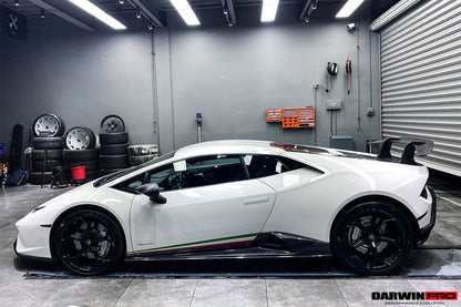 2015-2025 Lamborghini Huracan LP610 & LP580 & EVO & STO & Tecnica PEVO Style Side Skirts - DarwinPRO Aerodynamics