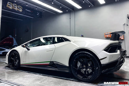 2015-2025 Lamborghini Huracan LP610 & LP580 & EVO & STO & Tecnica PEVO Style Side Skirts - DarwinPRO Aerodynamics