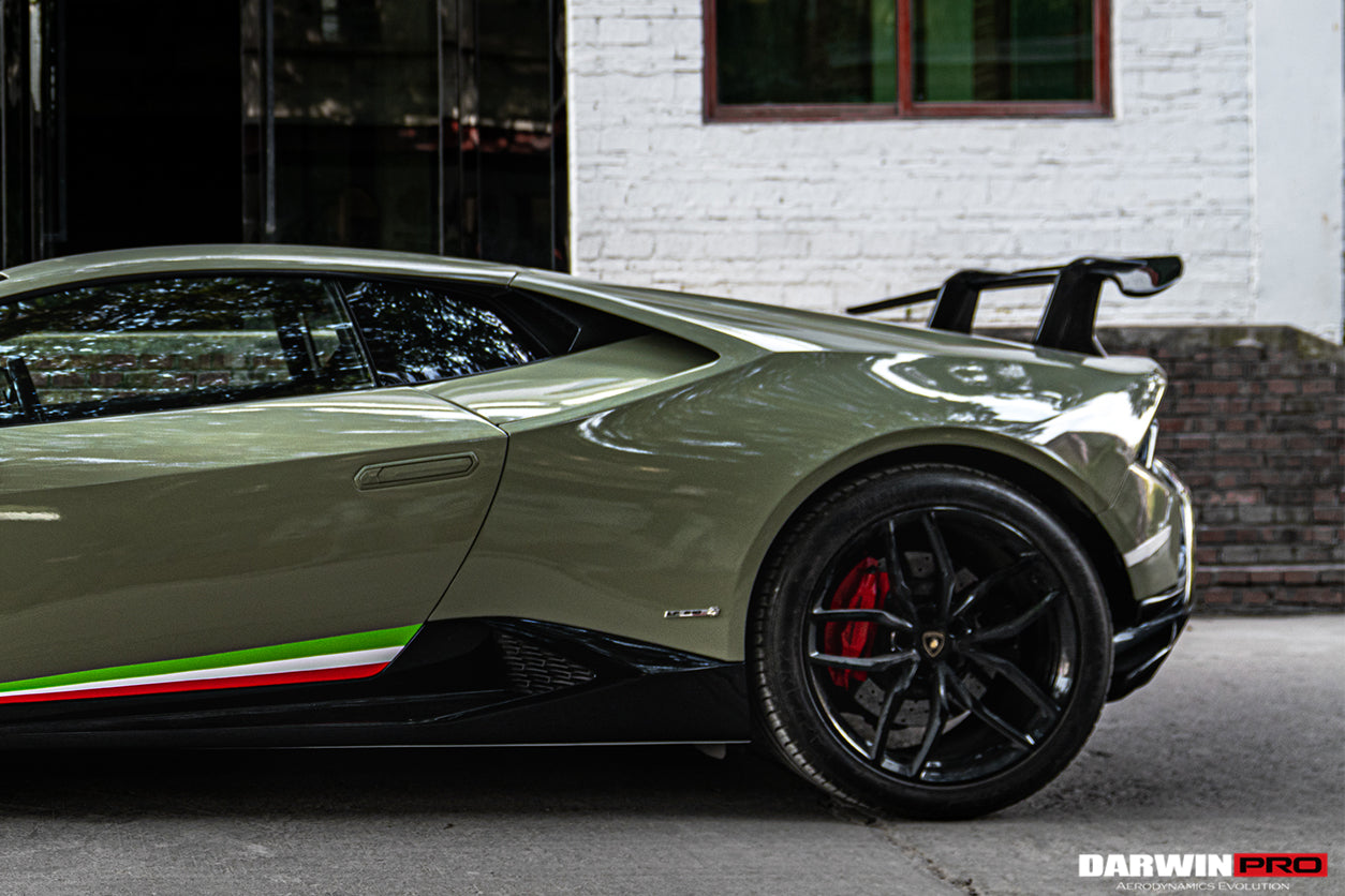 2015-2025 Lamborghini Huracan LP610 & LP580 & EVO & STO & Tecnica PEVO Style Side Skirts - DarwinPRO Aerodynamics