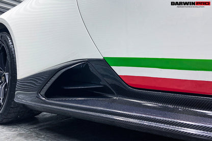 2015-2025 Lamborghini Huracan LP610 & LP580 & EVO & STO & Tecnica PEVO Style Side Skirts - DarwinPRO Aerodynamics