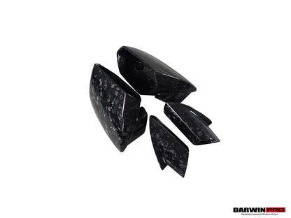 2015-2023 Lamborghini Huracan LP610 & LP580 & EVO & STO & PERFORMANTE Autoclave Carbon Fiber Mirror Housing Repalcement - DarwinPRO Aerodynamics