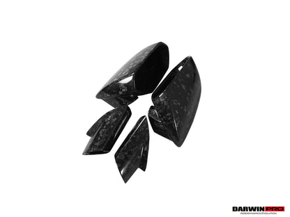2015-2023 Lamborghini Huracan LP610 & LP580 & EVO & STO & PERFORMANTE Autoclave Carbon Fiber Mirror Housing Repalcement - DarwinPRO Aerodynamics