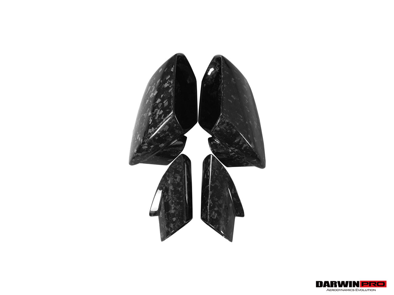 2015-2023 Lamborghini Huracan LP610 & LP580 & EVO & STO & PERFORMANTE Autoclave Carbon Fiber Mirror Housing Repalcement - DarwinPRO Aerodynamics