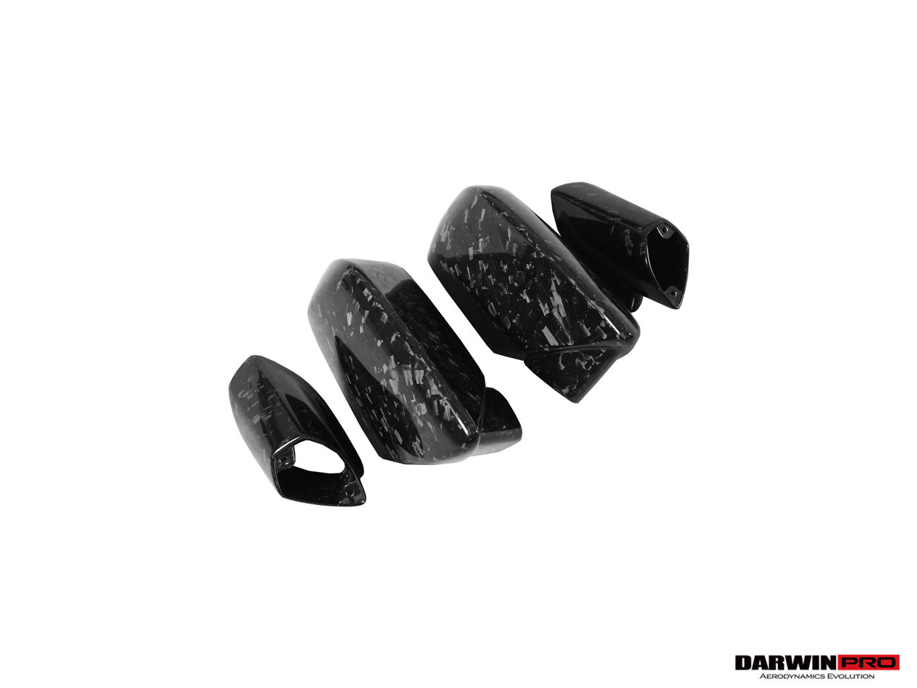 2015-2023 Lamborghini Huracan LP610 & LP580 & EVO & STO & PERFORMANTE Autoclave Carbon Fiber Mirror Housing Repalcement - DarwinPRO Aerodynamics