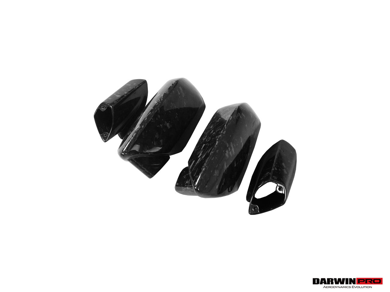 2015-2023 Lamborghini Huracan LP610 & LP580 & EVO & STO & PERFORMANTE Autoclave Carbon Fiber Mirror Housing Repalcement - DarwinPRO Aerodynamics