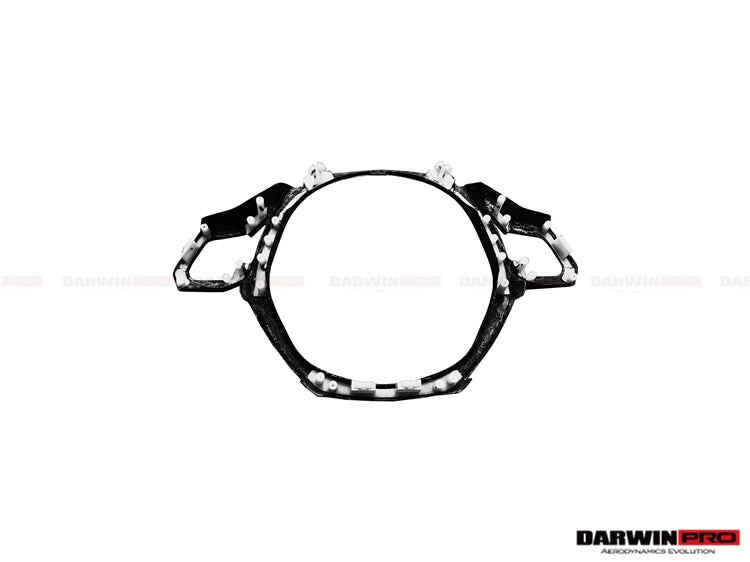 DarwinPRO 2015-2023 Lamborghini Huracan LP610 & LP580 & EVO Autoclave Carbon Fiber Center Steering Wheel Trim - DarwinPRO Aerodynamics