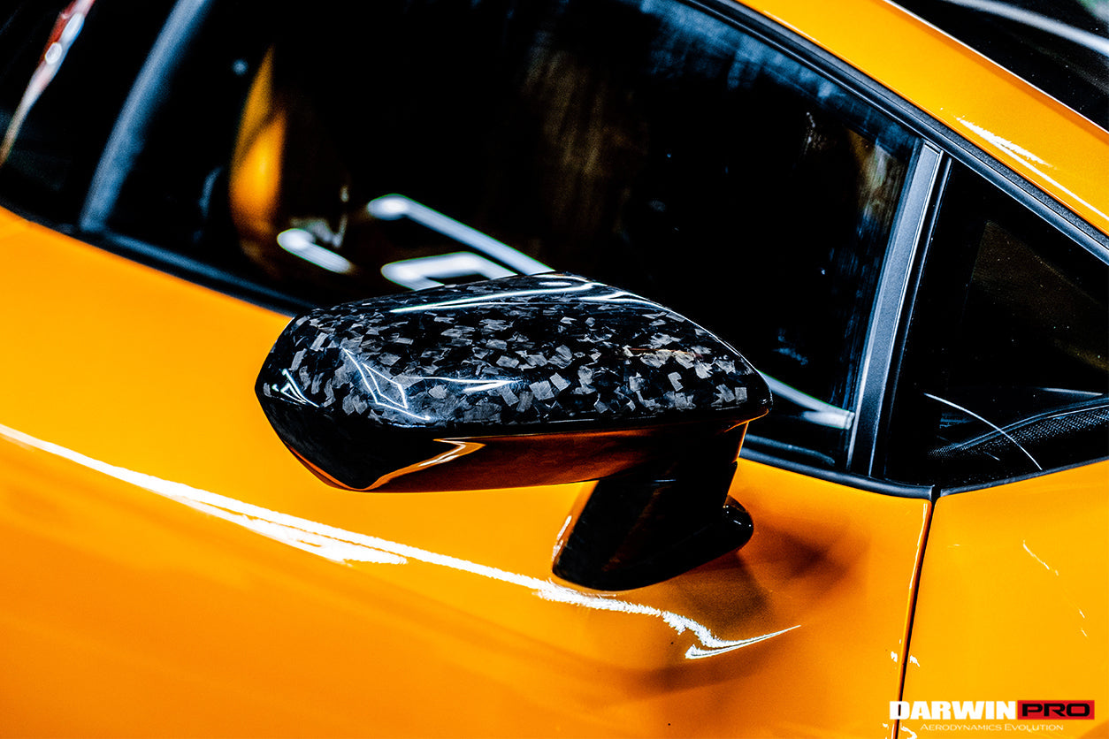 2015-2023 Lamborghini Huracan LP610 & LP580 & EVO & STO & PERFORMANTE Autoclave Carbon Fiber Mirror Housing Repalcement - DarwinPRO Aerodynamics