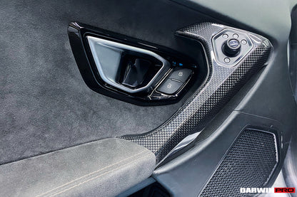 DarwinPRO 2015-2023 Lamborghini Huracan LP610 & LP580 & EVO Autoclave Carbon Fiber Door Handle - DarwinPRO Aerodynamics
