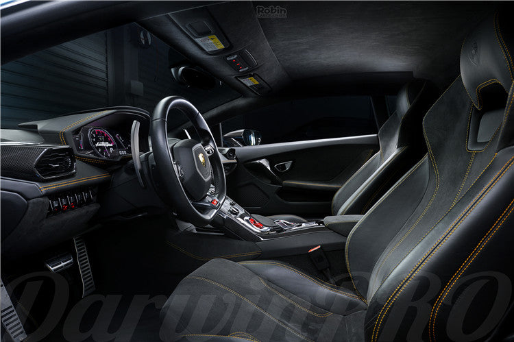 DarwinPRO 2015-2023 Lamborghini Huracan LP610 & LP580 & EVO Autoclave Carbon Fiber AC Panel Trim Replacement - DarwinPRO Aerodynamics